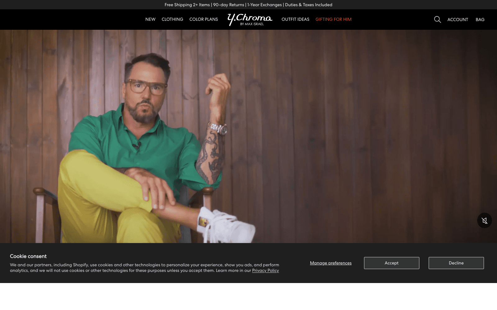 YChroma website screenshot