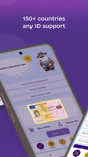 Bellb ID Android App dashboard screen