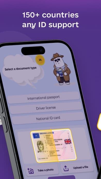 Bellb ID iOS App workflow screen