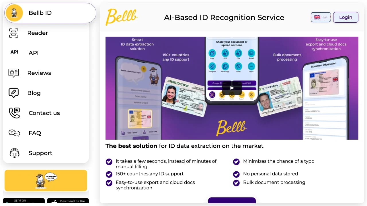 Bellb ID live product visual