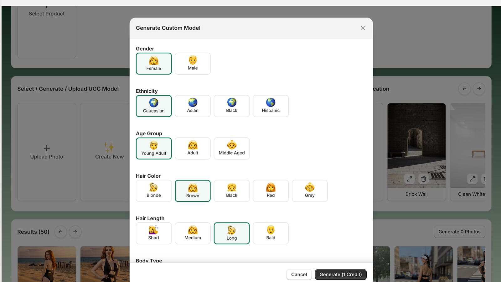 Fashion subscriptions stabilization real UI visual
